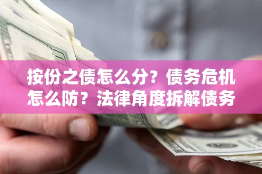 济南按份之债怎么分？债务危机怎么防？法律角度拆解债务分配与风险自保指南