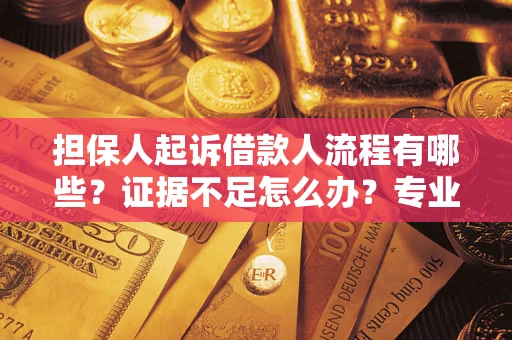 济南担保人起诉借款人流程有哪些？证据不足怎么办？专业律师解答
