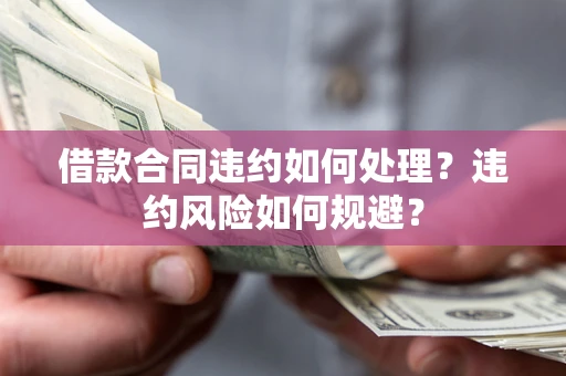 济南借款合同违约如何处理？违约风险如何规避？