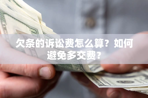 济南欠条的诉讼费怎么算？如何避免多交费？