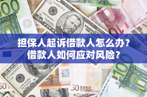 济南担保人起诉借款人怎么办？借款人如何应对风险？