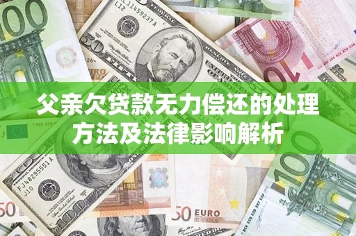 济南父亲欠贷款无力偿还的处理方法及法律影响解析